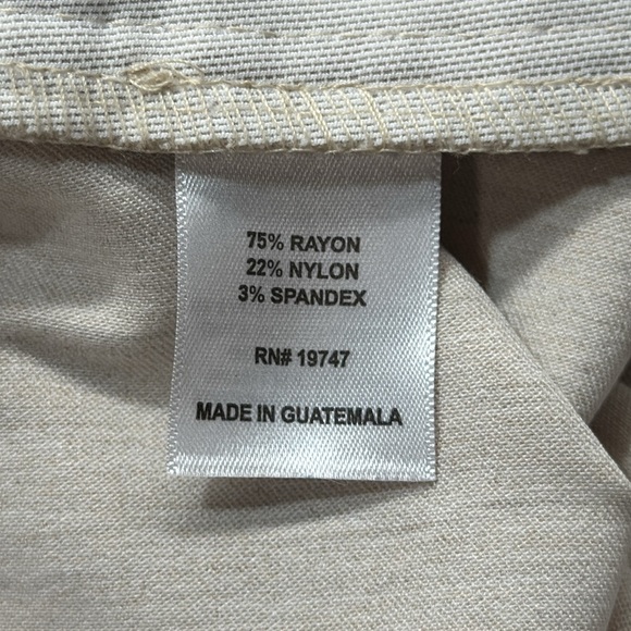 Liz Claiborne NWT Lisa Tan Heather Secretly Slimming Mid Rise Straight Leg Pants - Picture 10 of 11